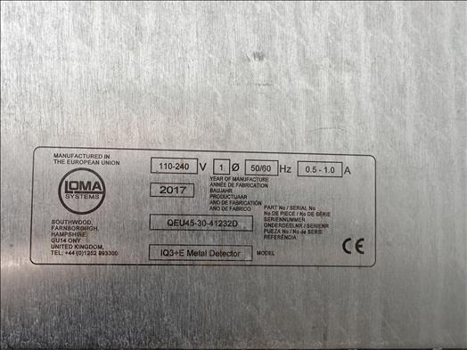 Metal detector checkweigher