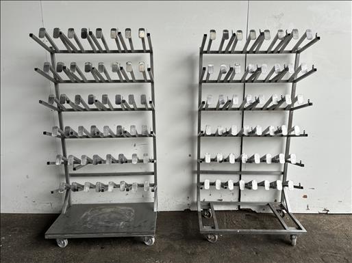 Stainless boot rack