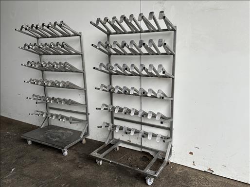 Stainless boot rack