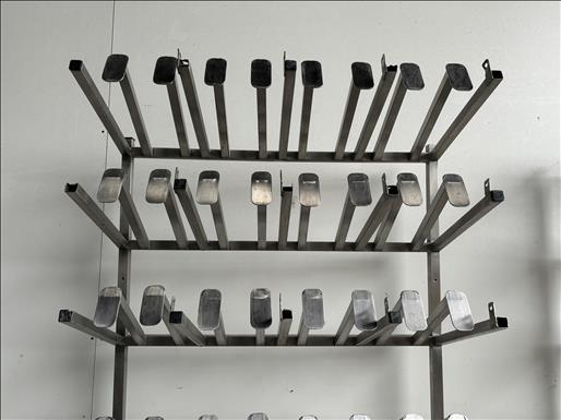 Stainless boot rack