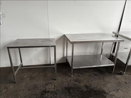 Stainless tables