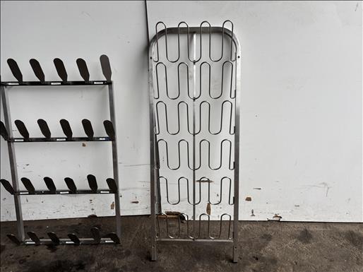 Stainless boot racks