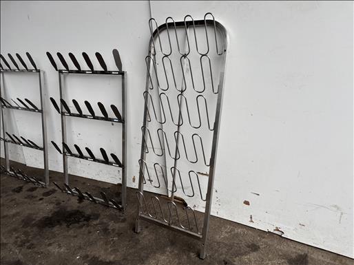 Stainless boot racks