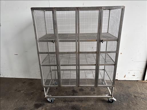 Caged trolleys