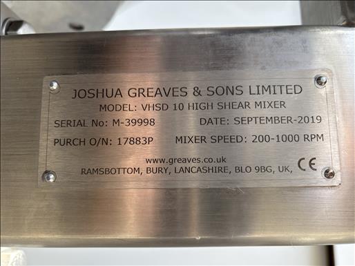 High Speed disperser