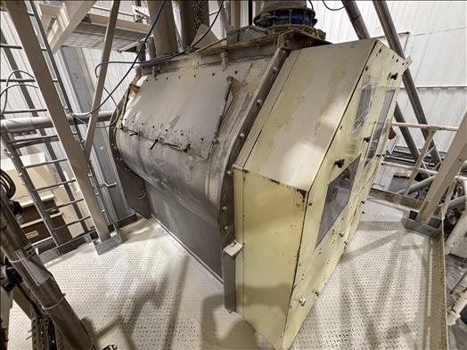 Twin shaft paddle mixer