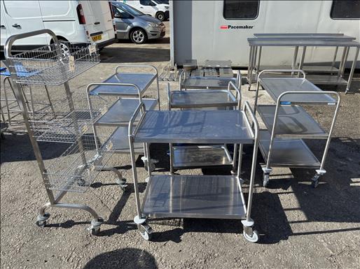 stainless trolleys