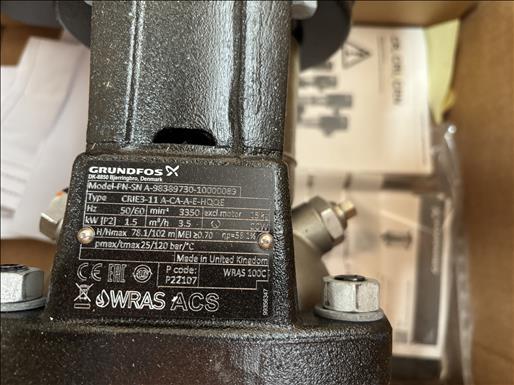 Vertical multistage pump