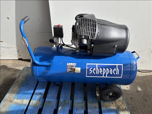 Twin cylinder air compressor
