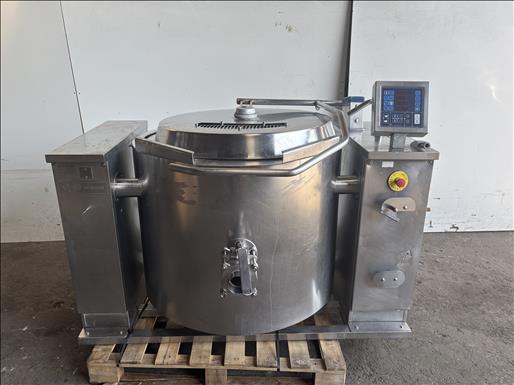 Electric steam jacketed mixing vessel