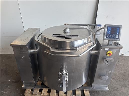 Electric steam jacketed mixing vessel