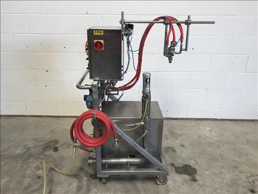 Mobile heated spray glazer